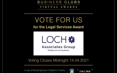 Legal Services Award in The County Business Clubs Virtual Awards 2021